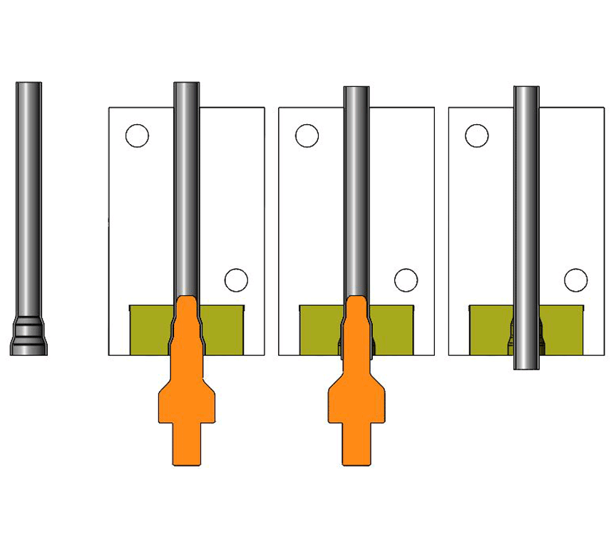 axiale Umformung